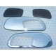 TANK - CHROME FUEL TANK COVERS + RUBBERS - QUALITY A